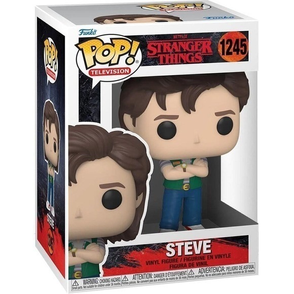 Funko Pop Stranger Things Steve Harrington Vinyl Figure 1245 - Picture 2 of 7